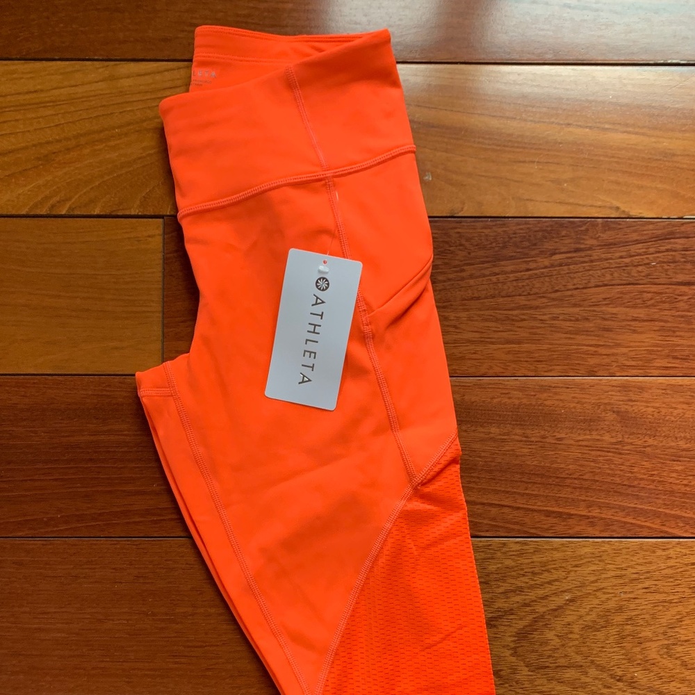*NEW Athleta Orange Leggings